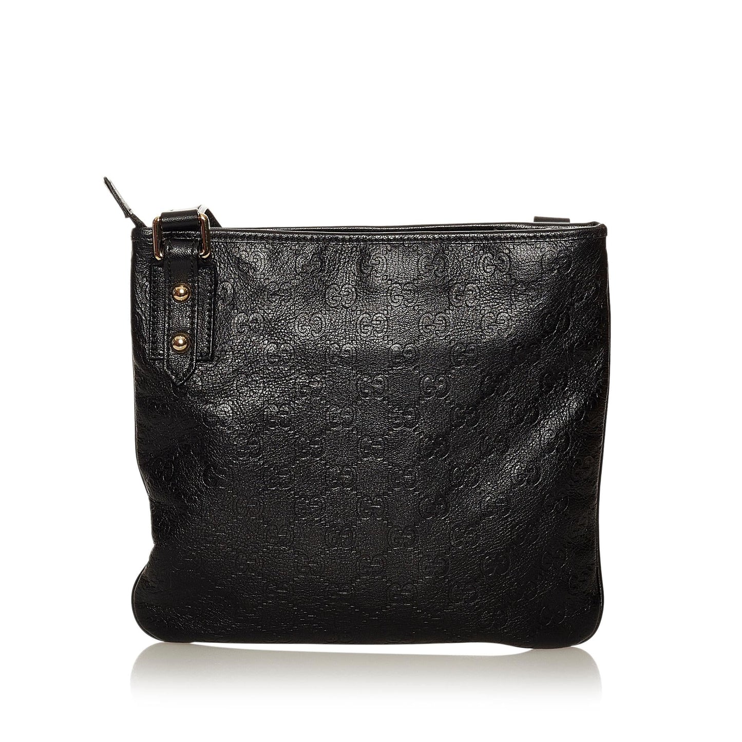 Gucci Guccissima SHG Calf Blue Crossbody Bag