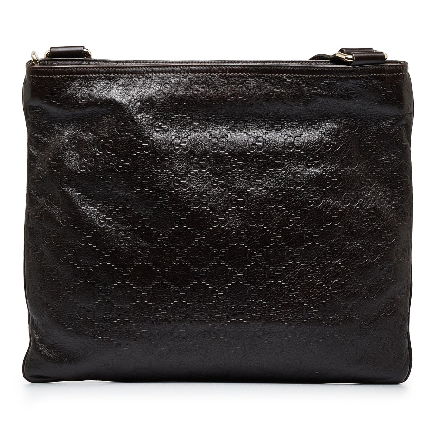 Gucci Guccissima SHG-dFcn2w Calf Brown Crossbody Bag
