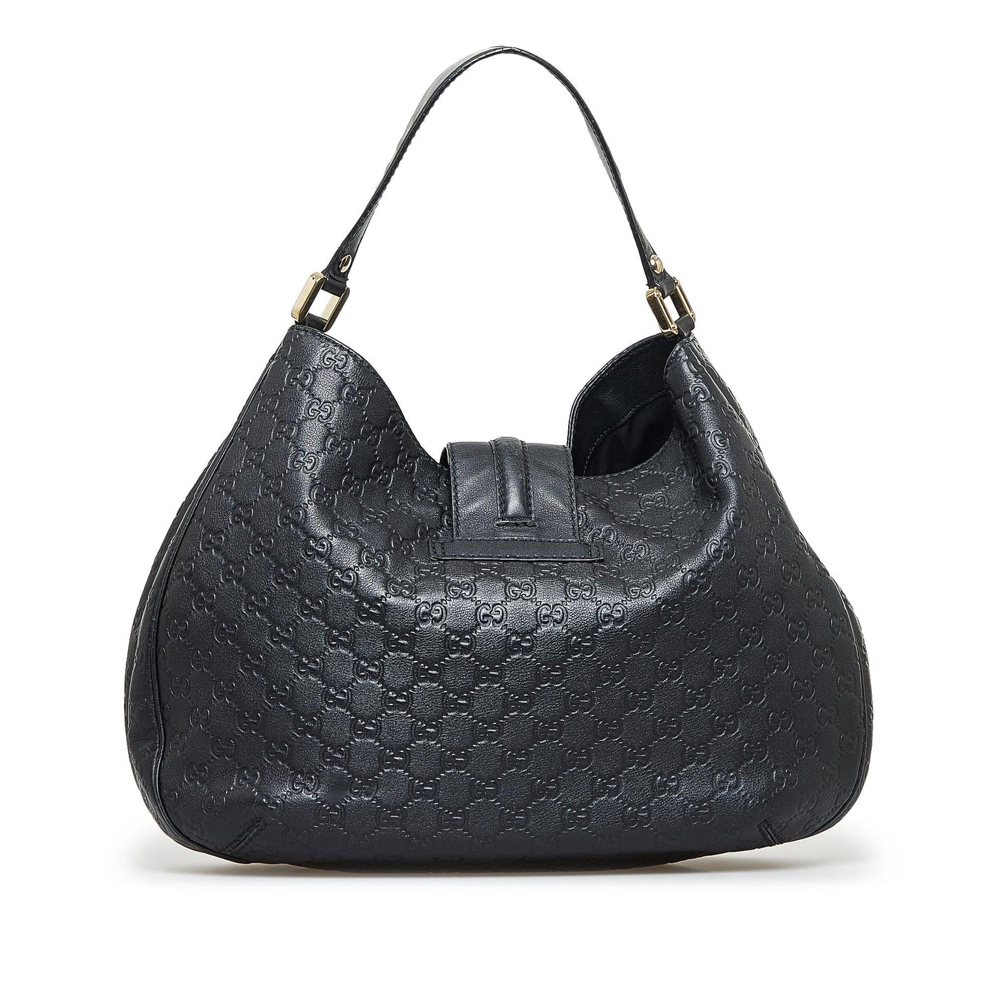Gucci Guccissima New Ladies SHG-ak2yBh Calf Black Shoulder Bag