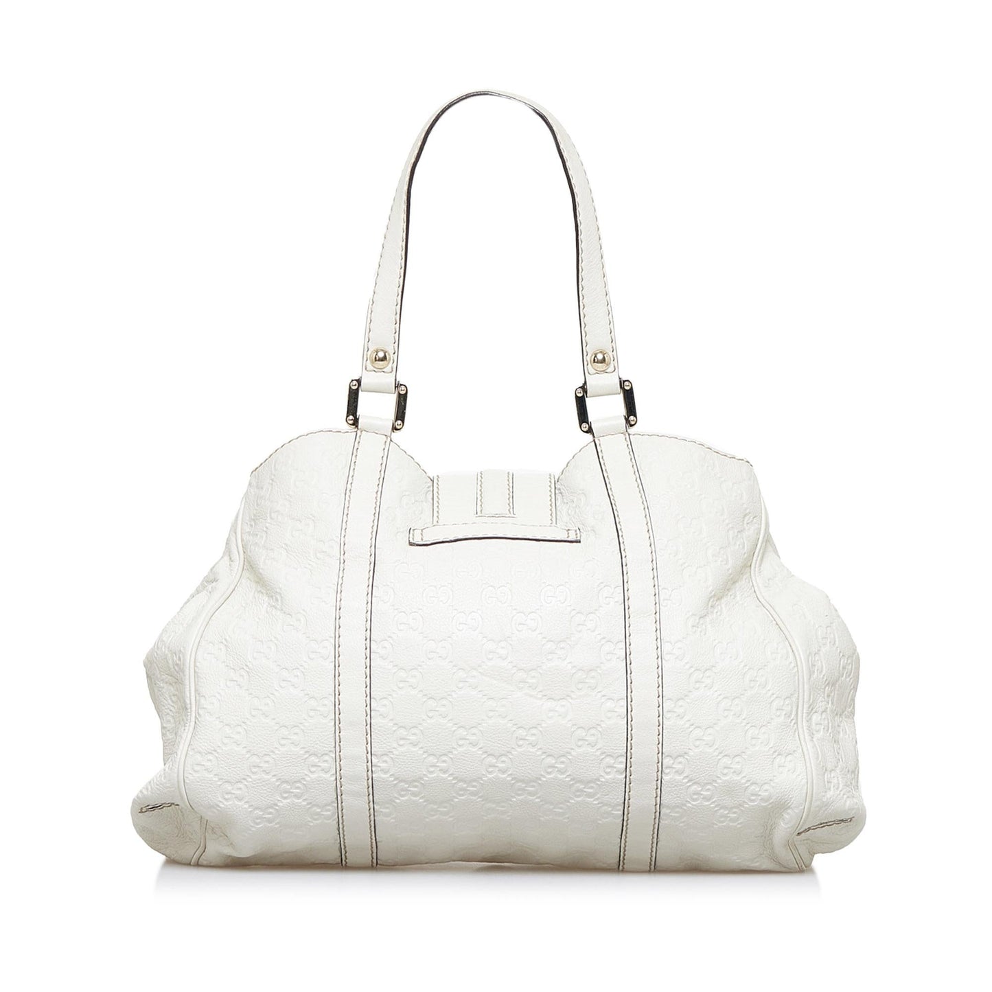 Gucci Guccissima New Ladies SHG-7GtORb Calf White Shoulder Bag