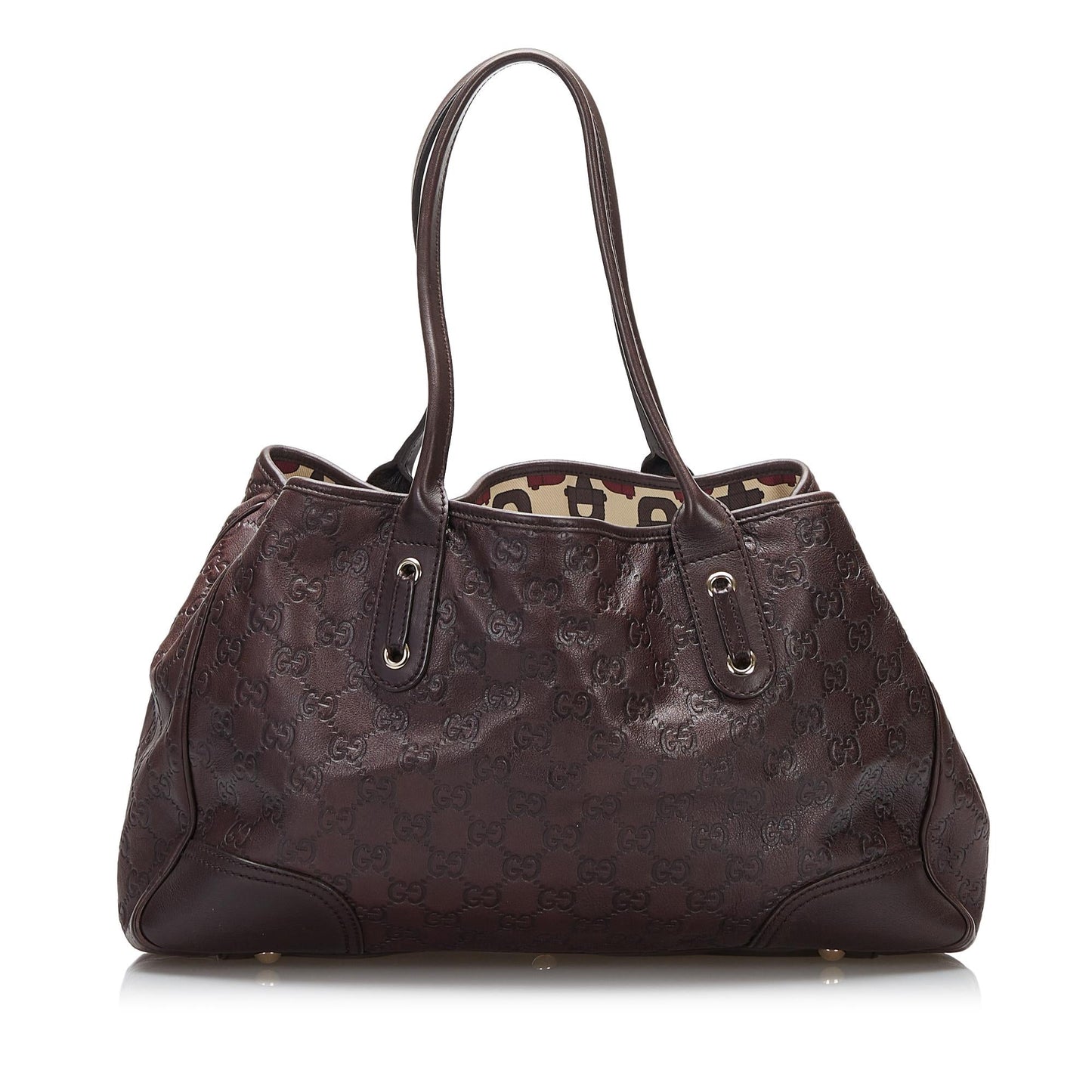 Gucci Guccissima Princy SHG-TGUA9d Calf Brown Tote Bag
