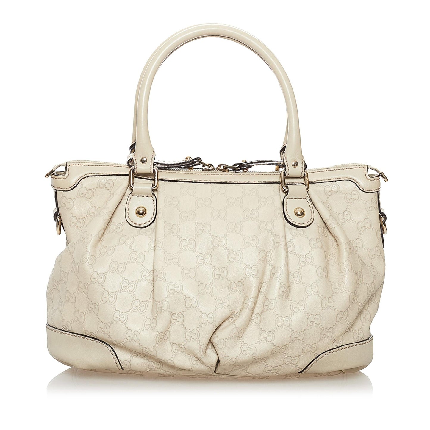 Gucci Guccissima Sukey SHG Calf White Satchel Bag Satchel Shg