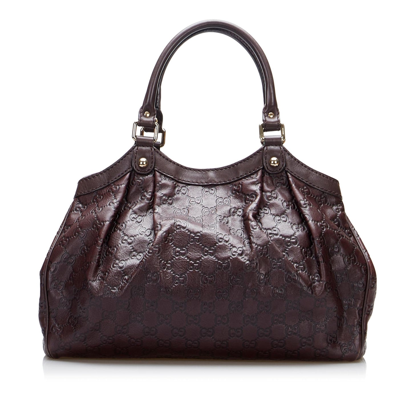 Gucci Guccissima Sukey SHG-xeFXrl Calf Brown Tote Bag