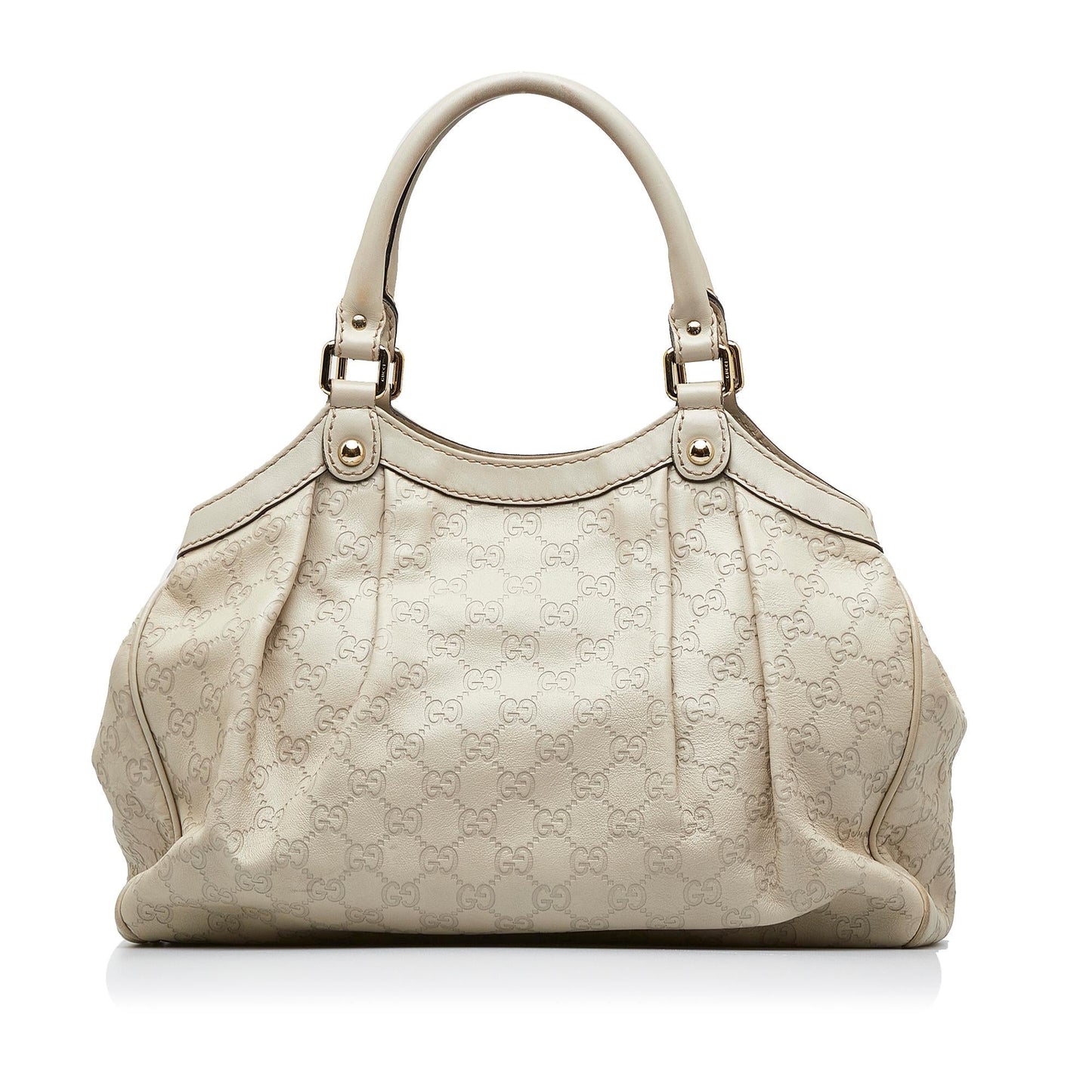 Gucci Guccissima Sukey SHG-oQgthZ Calf White Tote Bag