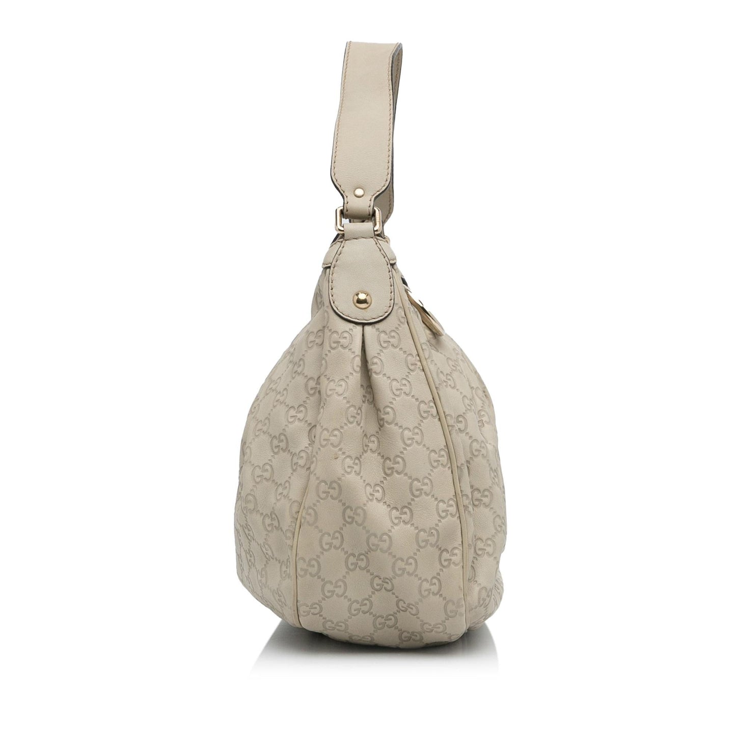 Gucci Guccissima Sukey SHG-LS9Q7r Calf White Shoulder Bag
