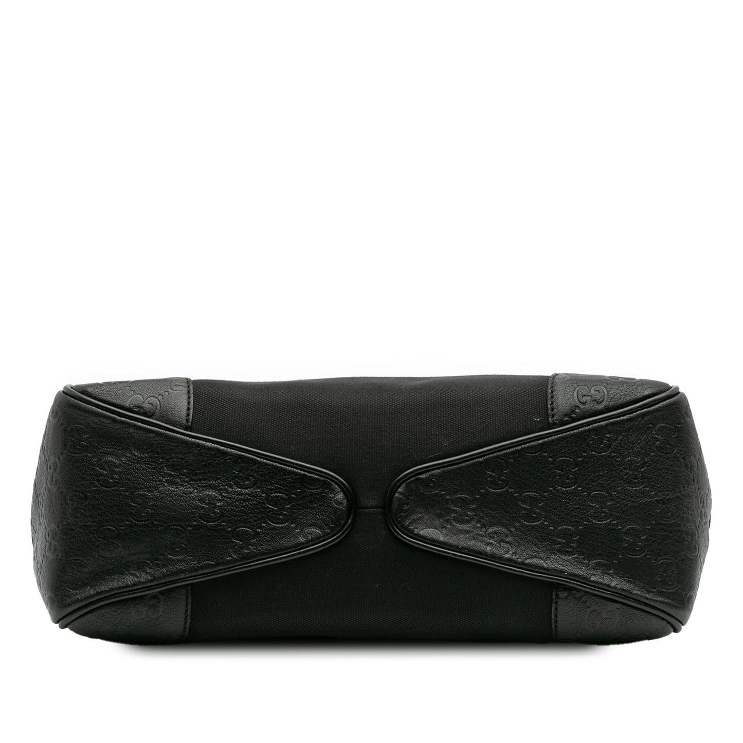Gucci Guccissima Trimmed Colbert Canvas Shoulder Bag