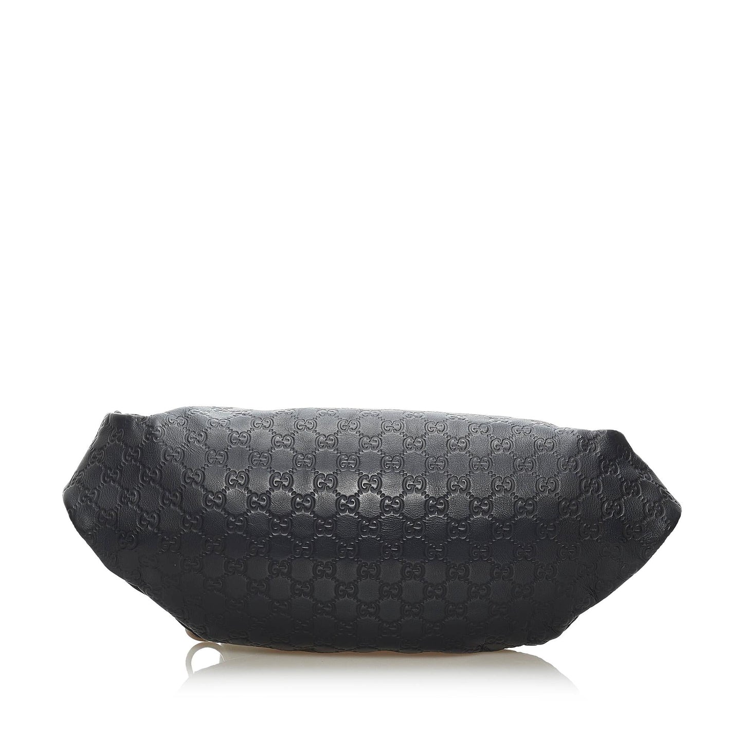 Gucci Guccissima Web Belt SHG Calf Black Accessory