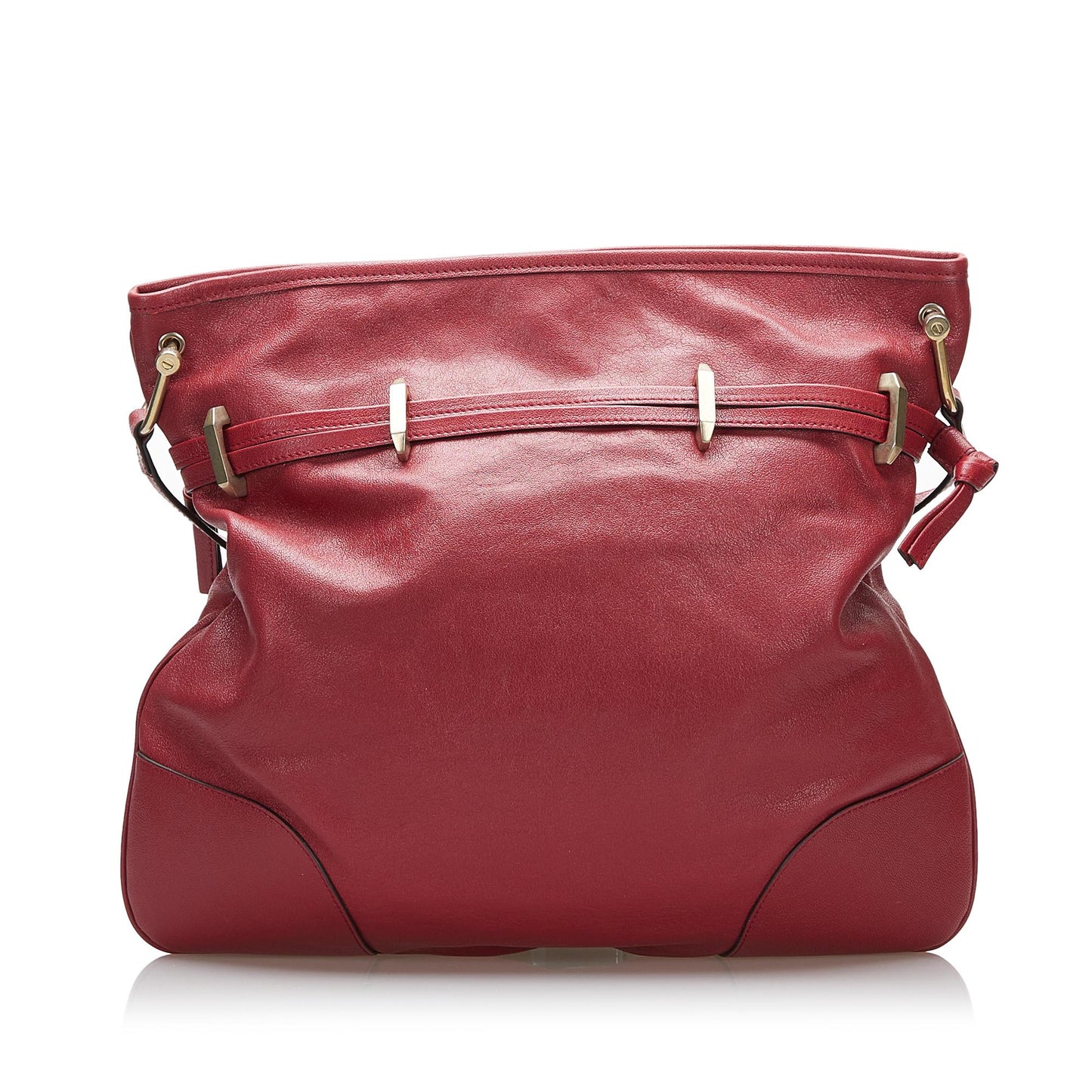 Gucci Horsebit Drawstring SHG-Xwa7rJ Calf Red Jewelry