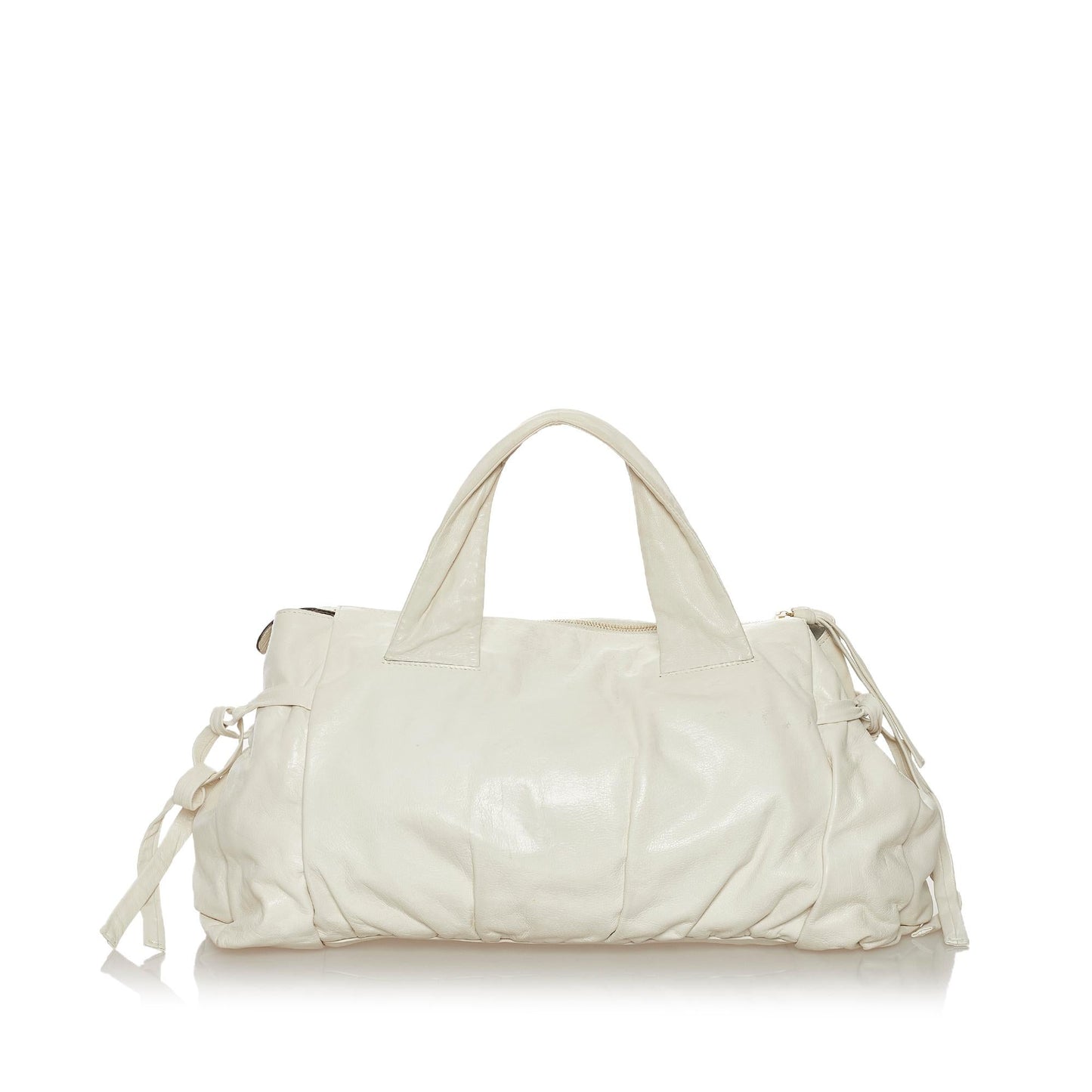 Gucci Hysteria SHG Leather Calf White Tote Bag