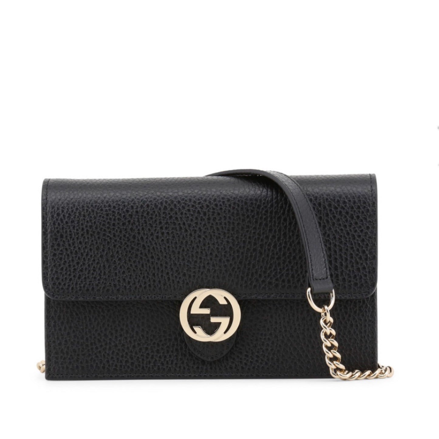 Gucci Interlocking G Cross Body WOC Leather Crossbody Bag