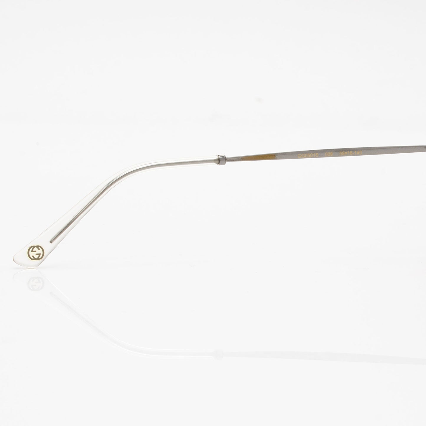 Gucci Interlocking G Aviator Sunglasses Silver Accessory