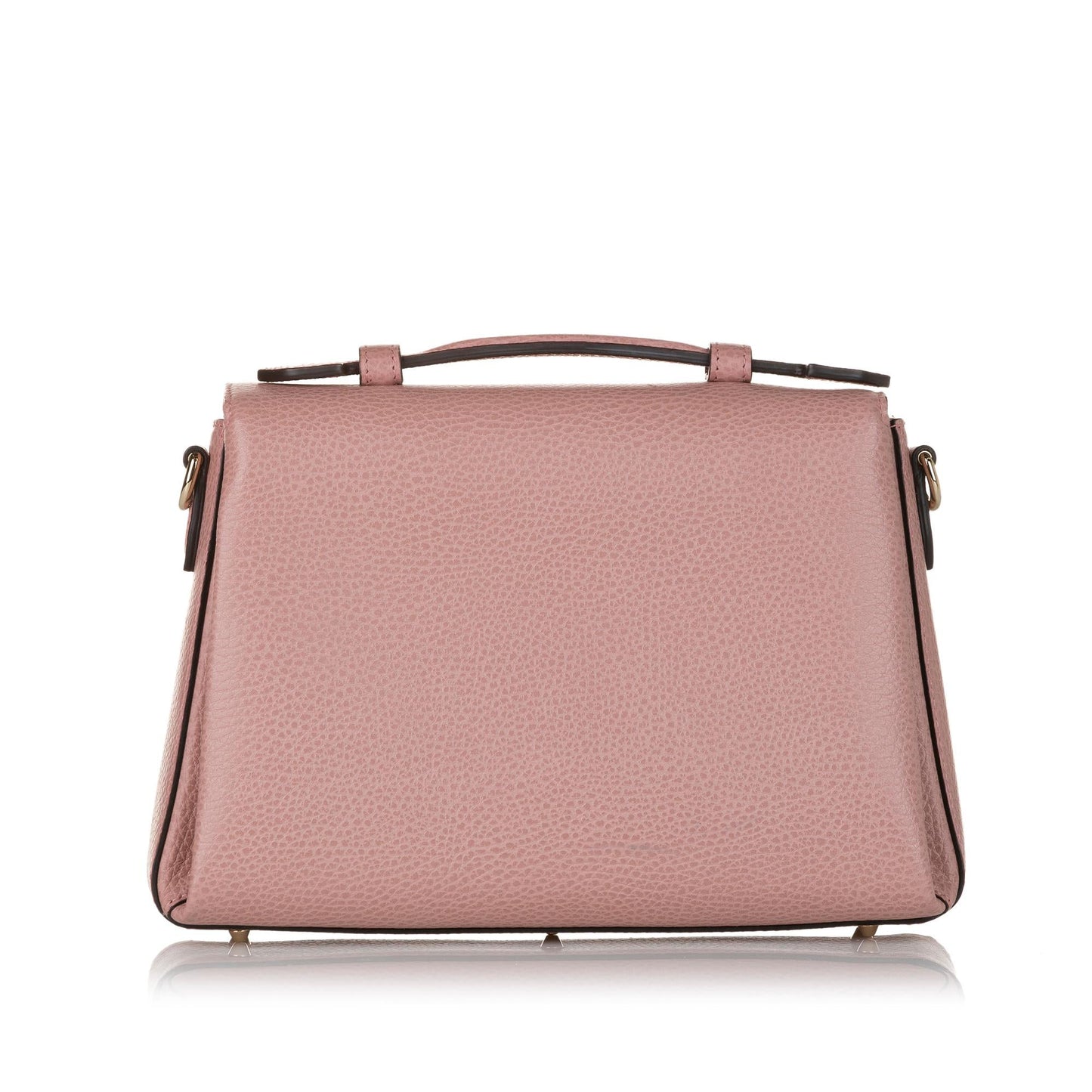 Gucci Interlocking G SHG Leather Calf Pink Satchel Bag