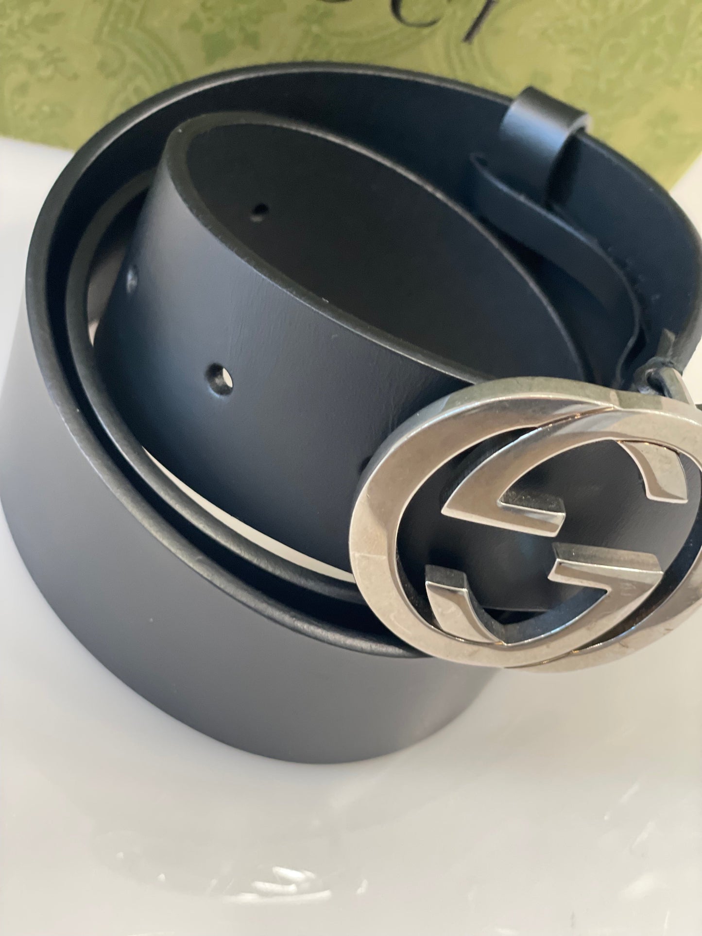 Gucci GG Leather Belt Leather Belt