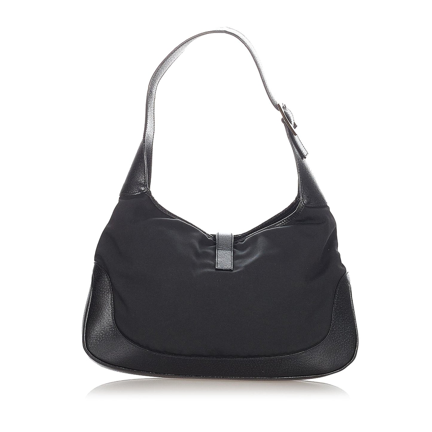 Gucci Jackie SHG Canvas Calf Black Shoulder Bag