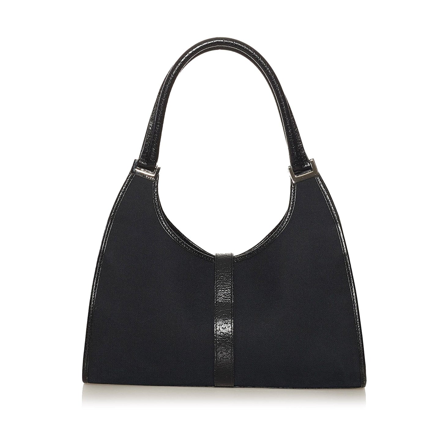 Gucci Jackie SHG Canvas Black Shoulder Bag