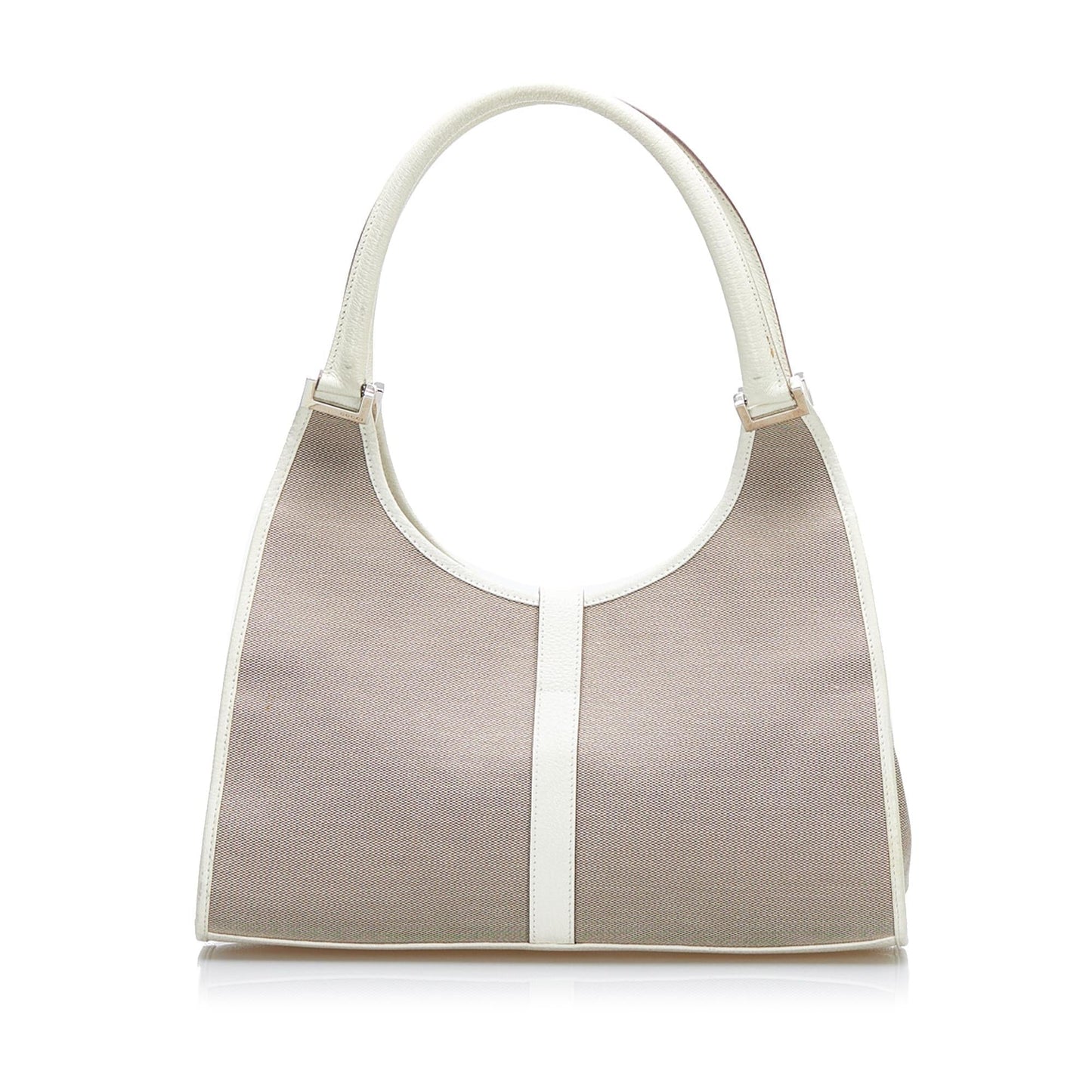 Gucci Jackie SHG-5ODg88 Canvas Grey Shoulder Bag