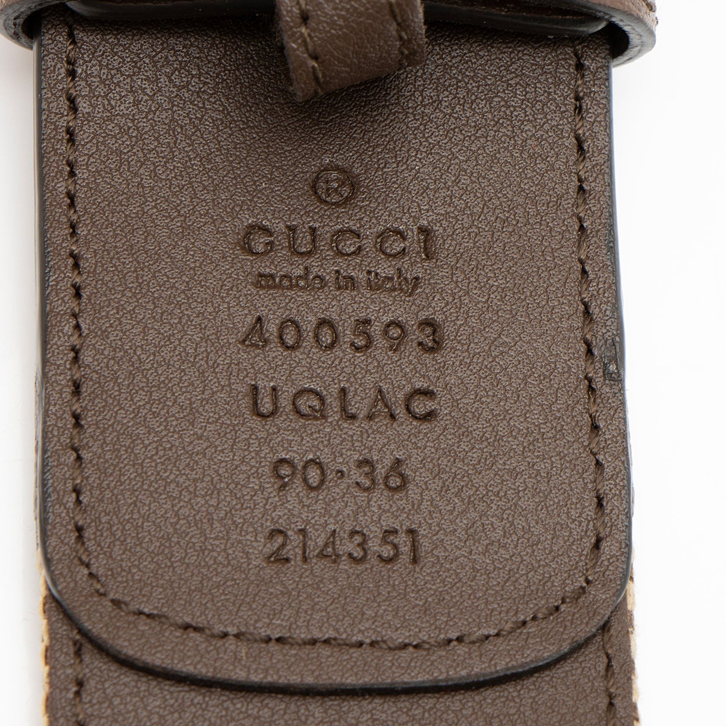 Gucci Jumbo GG Marmont Belt Leather Canvas Brown Accessory