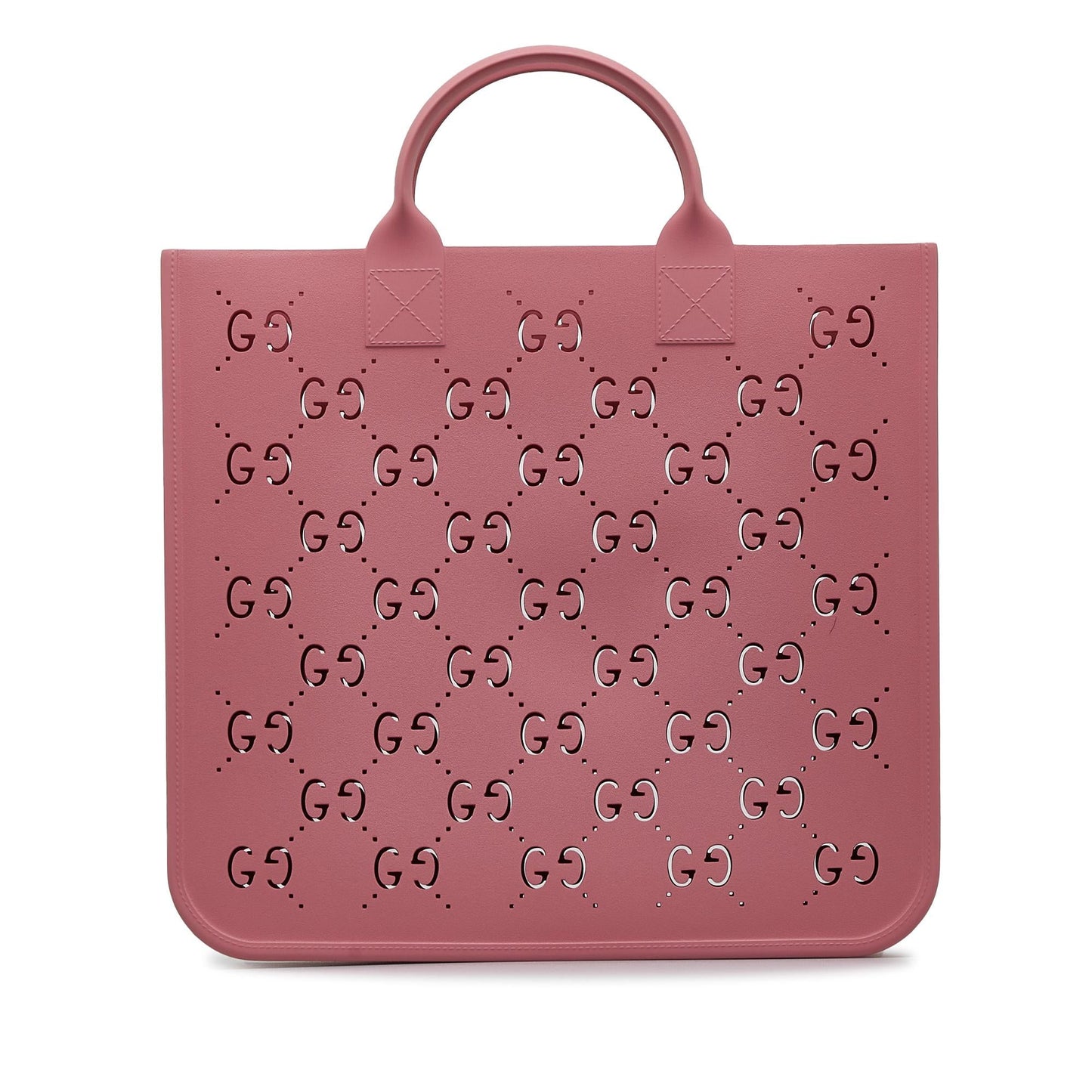 Gucci Kids' GG Rubber SHG-GPFO9q Pink Tote Bag