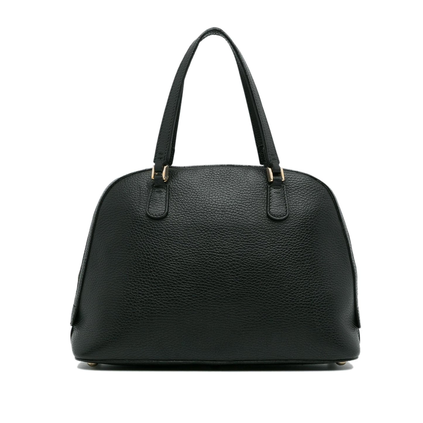 Gucci Lady Dollar Dome SHG-1kO9i4 Calf Black Satchel Bag