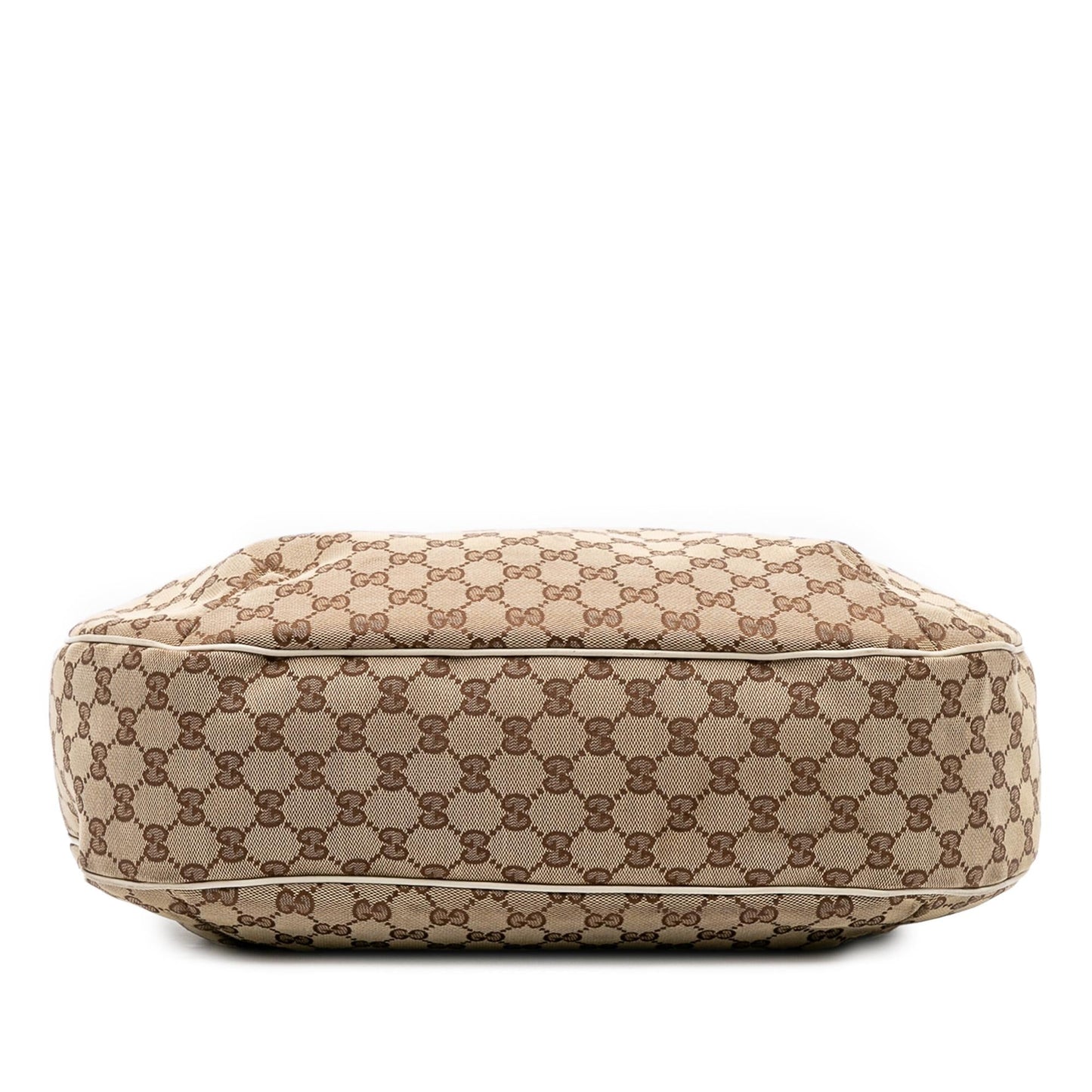 Gucci GG Web New Ladies Canvas Large Shoulder Bag