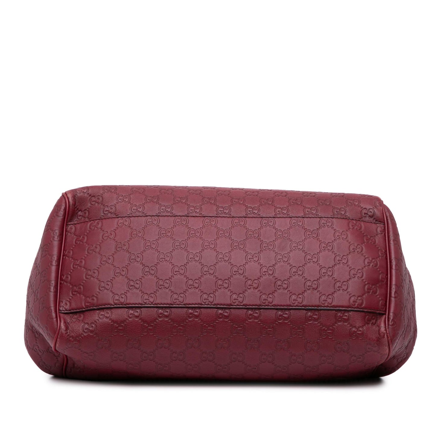 Gucci Guccissima Emily Calf Red Large Chain Shoulder Bag