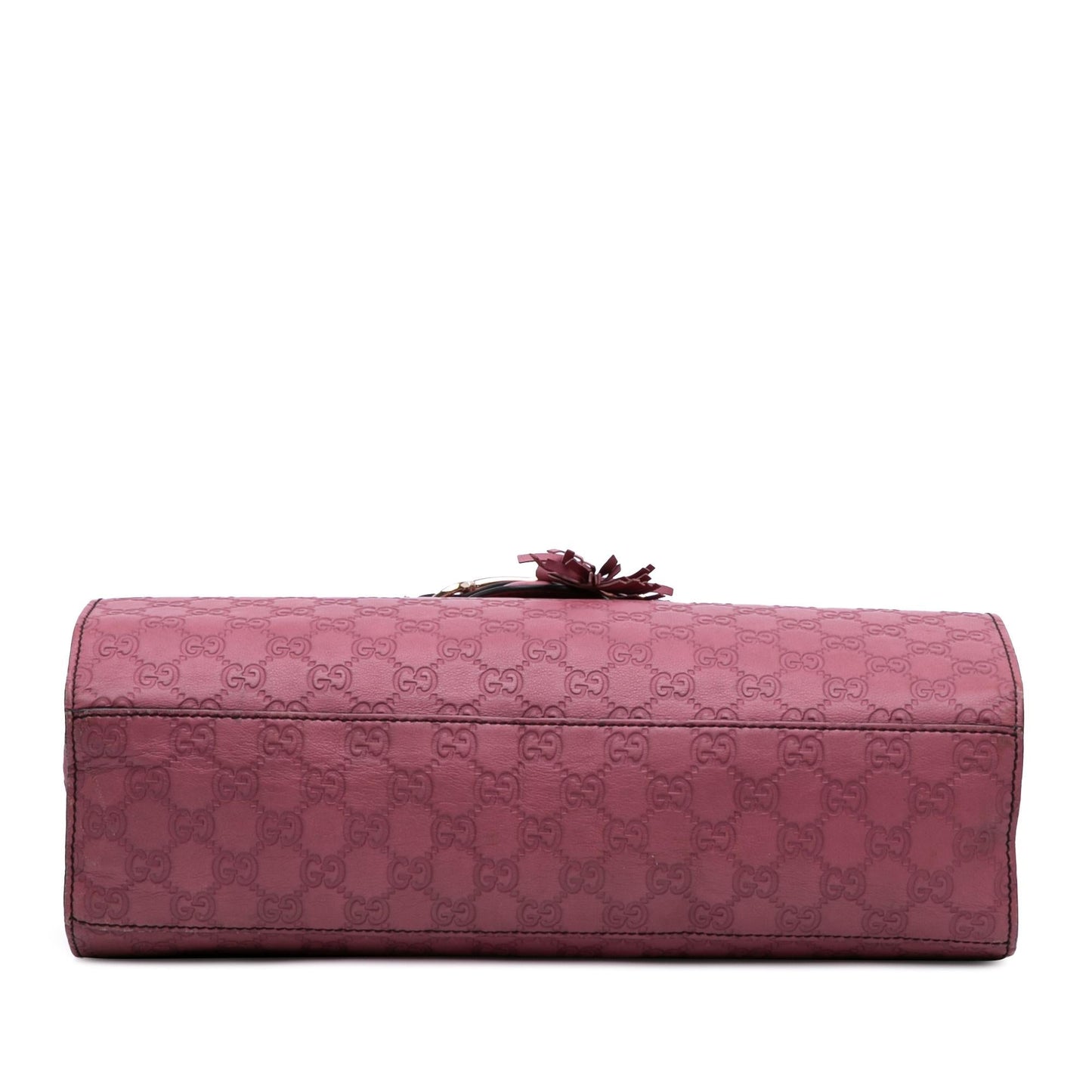 Gucci Guccissima Emily Calf Pink Large Shoulder Bag Bag 9