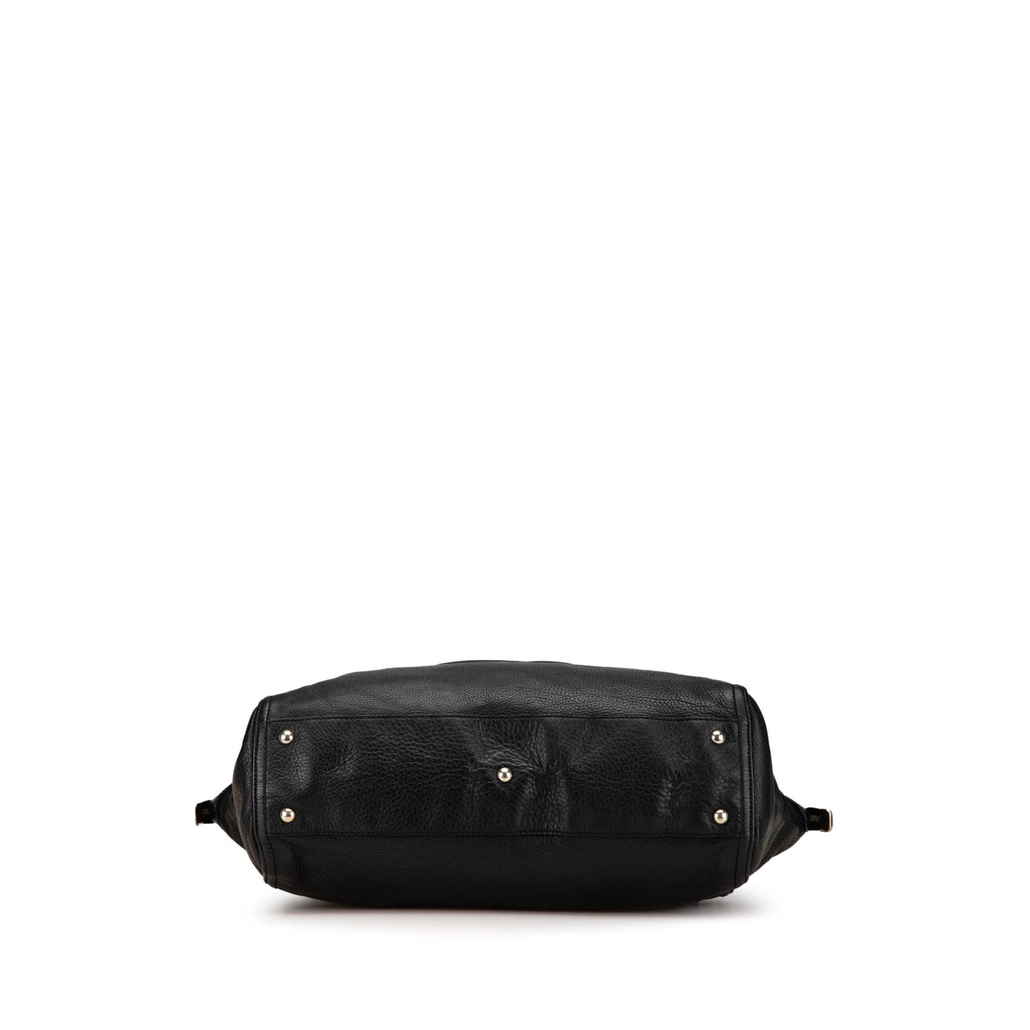 Gucci Soho Zip Leather Calf Black Large Tote Bag Zip Tote