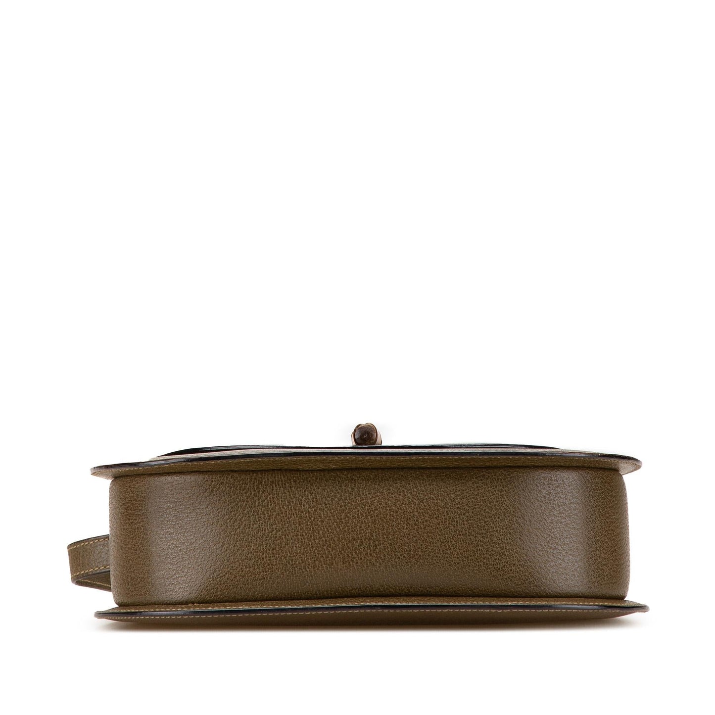 Gucci Bamboo Leather Calf Brown Crossbody Bag