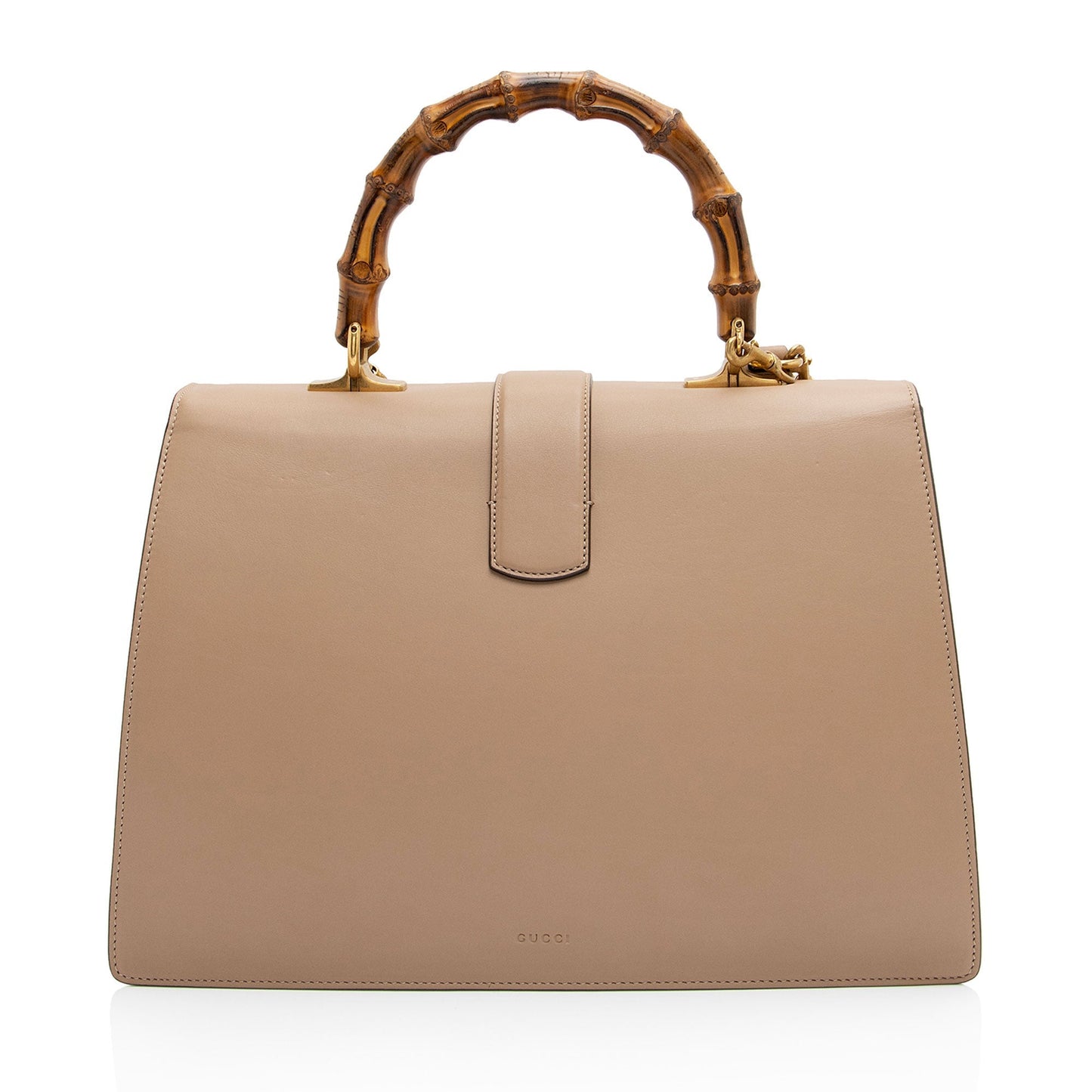 Gucci Bamboo Dionysus Top Handle SHF-KNpXAE Leather Nylon Brown Large Satchel Bag