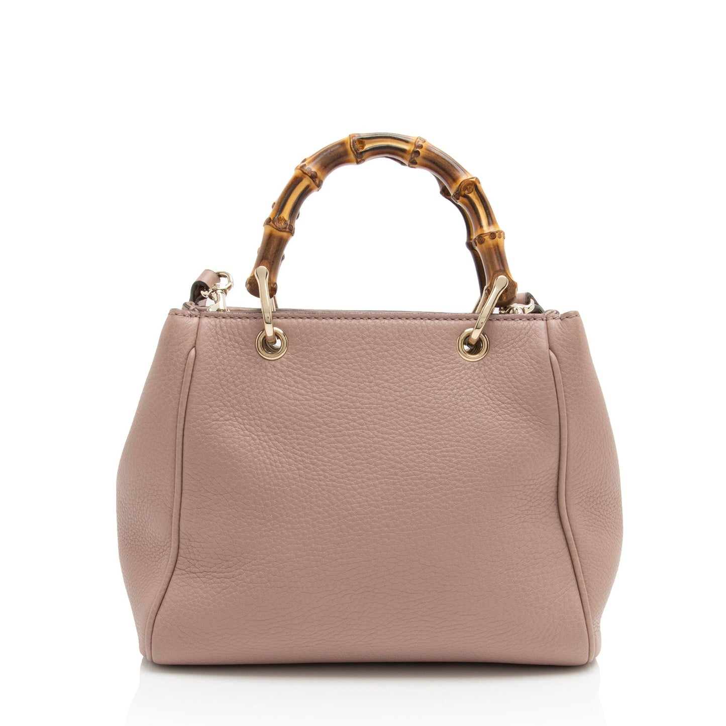 Gucci Bamboo Shopper SHF-eRoYKz Leather Pink Mini Tote Bag