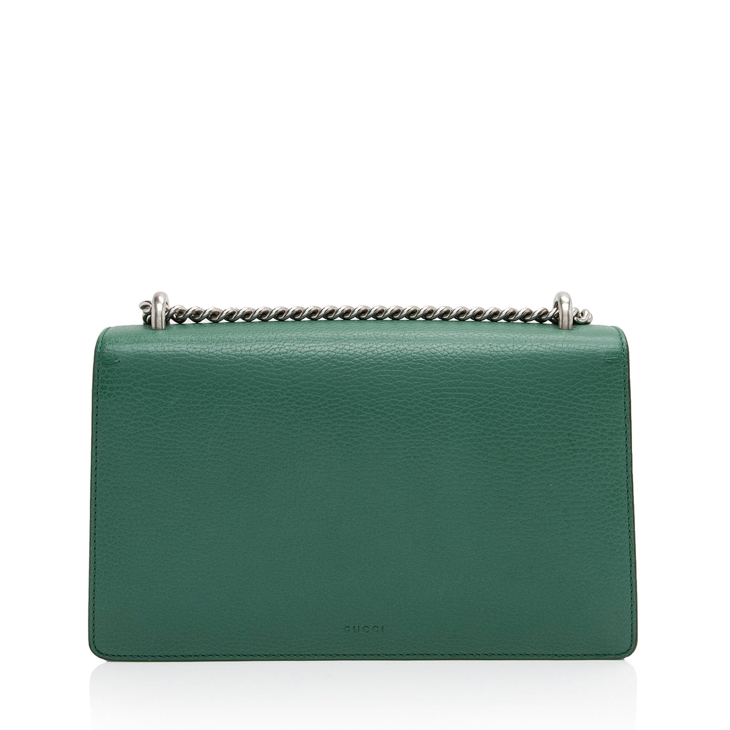 Gucci Crystal Dionysus SHF-0jMRJC Leather Green Small Shoulder Bag