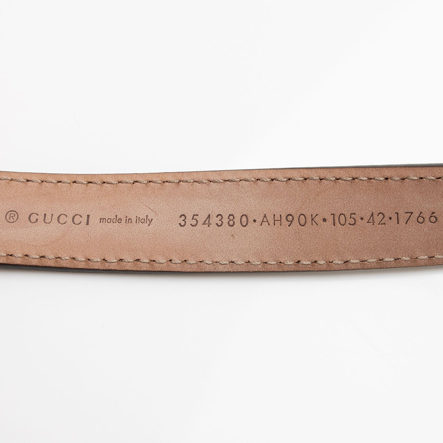Gucci Crystal GG Interlocking Belt - Leather Suede Beige Gold Accessory