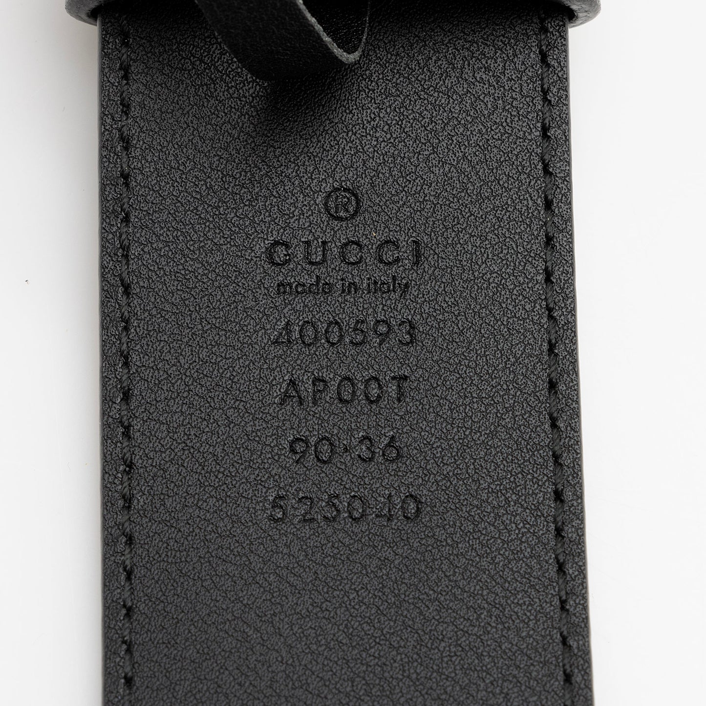 Gucci GG Marmont Belt - Size Leather Black Gold Accessory 4