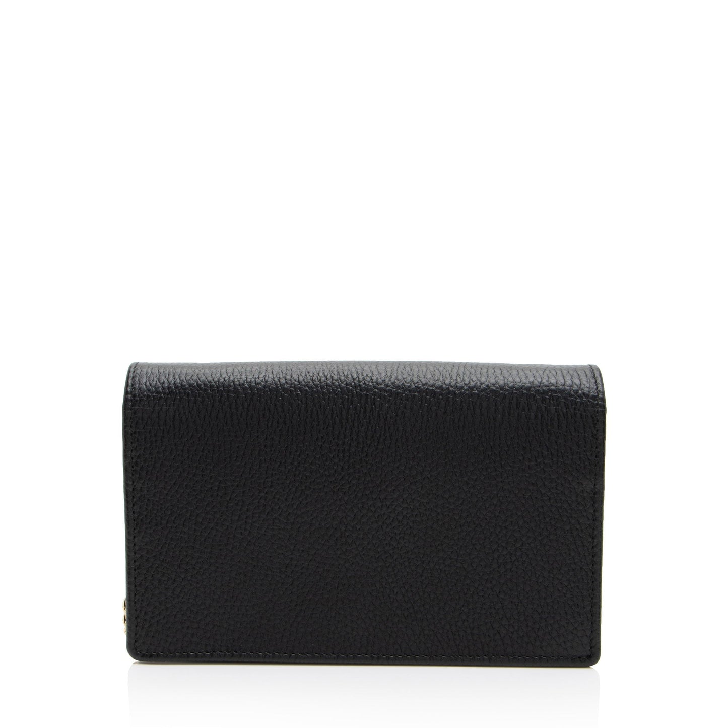 Gucci GG Marmont SHF-srjOwr Leather Black Mini Chain Crossbody Bag