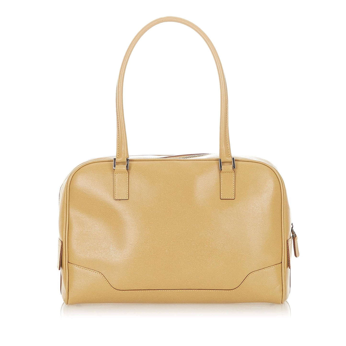 Gucci SHG Leather Calf Brown Satchel Bag 6