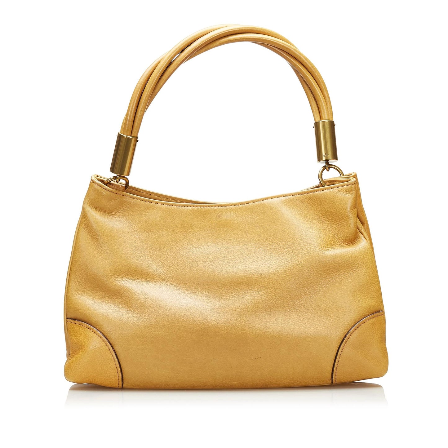Gucci SHG Leather Calf Brown Satchel Bag Handbag Shg