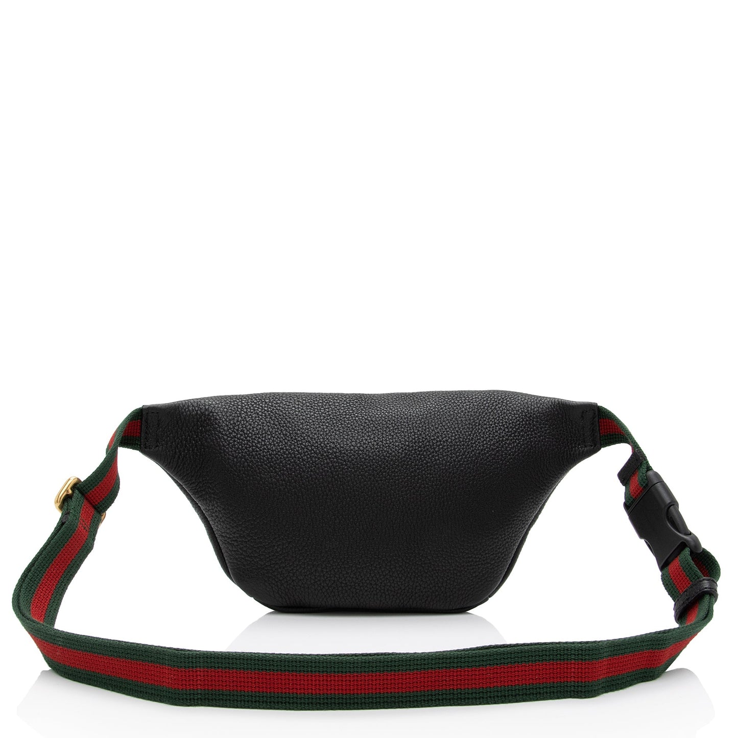 Gucci Belt SHF-9zS2VO Leather Nylon Black Logo Accessory