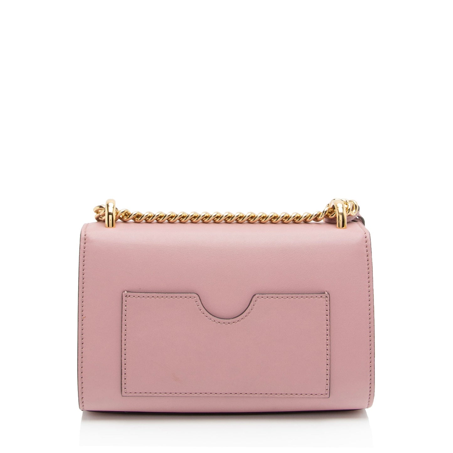 Gucci Padlock SHF-FgpwnC Leather Pink Small Crossbody Bag