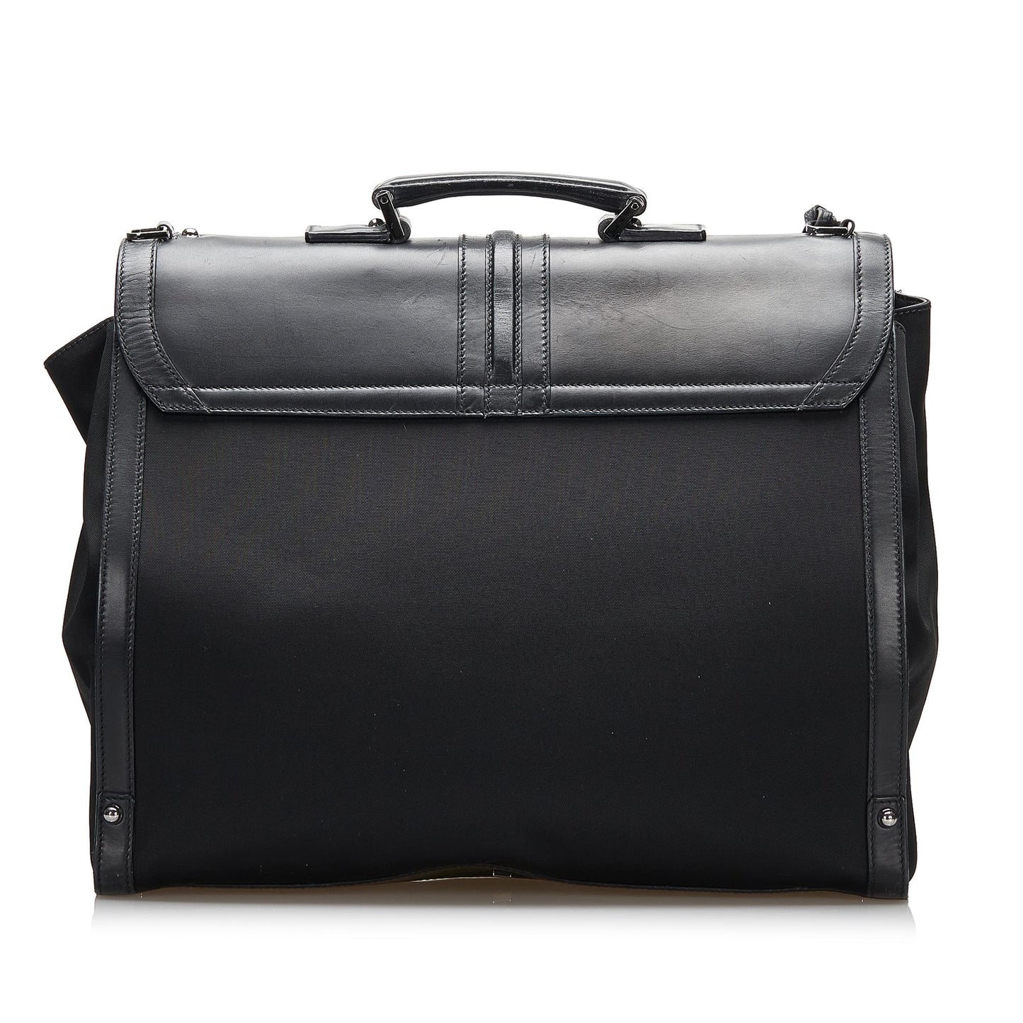 Gucci SHG-Vz5m8z Leather Calf Black Satchel Bag