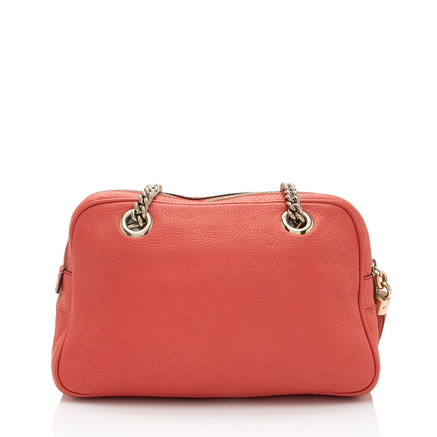 Gucci Soho SHF-me1riu Leather Pink Small Chain Shoulder Bag