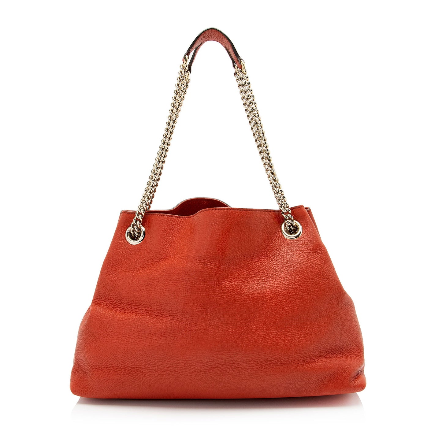 Gucci Soho SHF-5ggSKH Leather Orange Medium Shoulder Bag