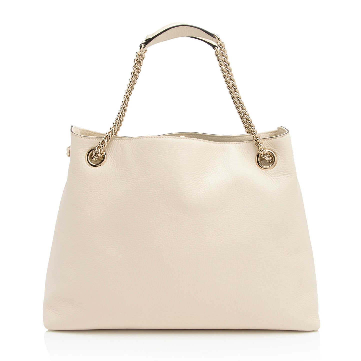 Gucci Soho SHF-vxF1hq Leather White Medium Shoulder Bag