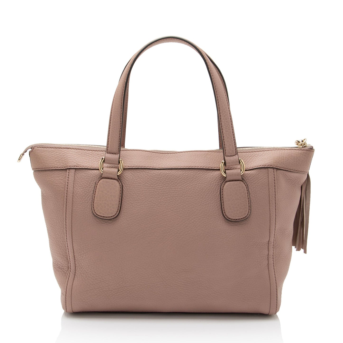 Gucci Soho SHF-SRDP3G Leather Pink Large Top Handle Tote Bag