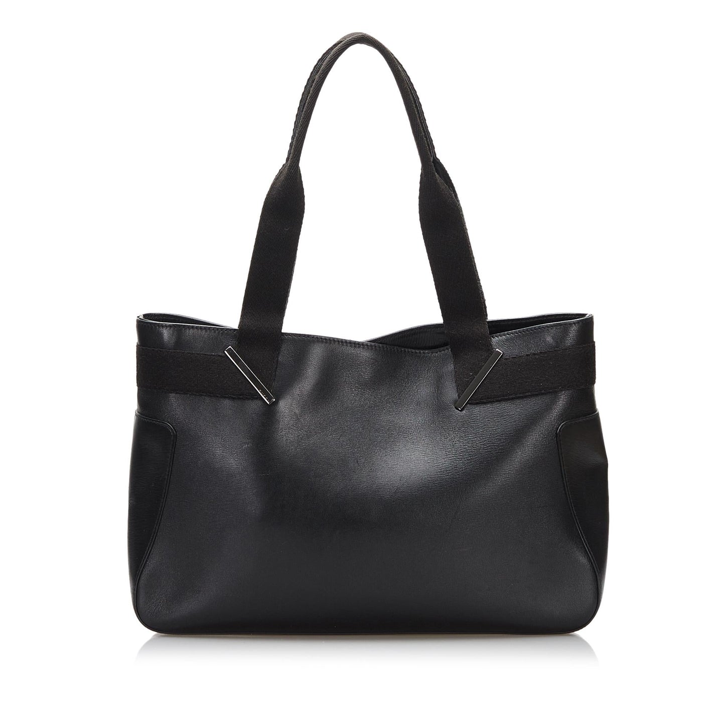 Gucci SHG-s8JgEV Leather Calf Black Tote Bag