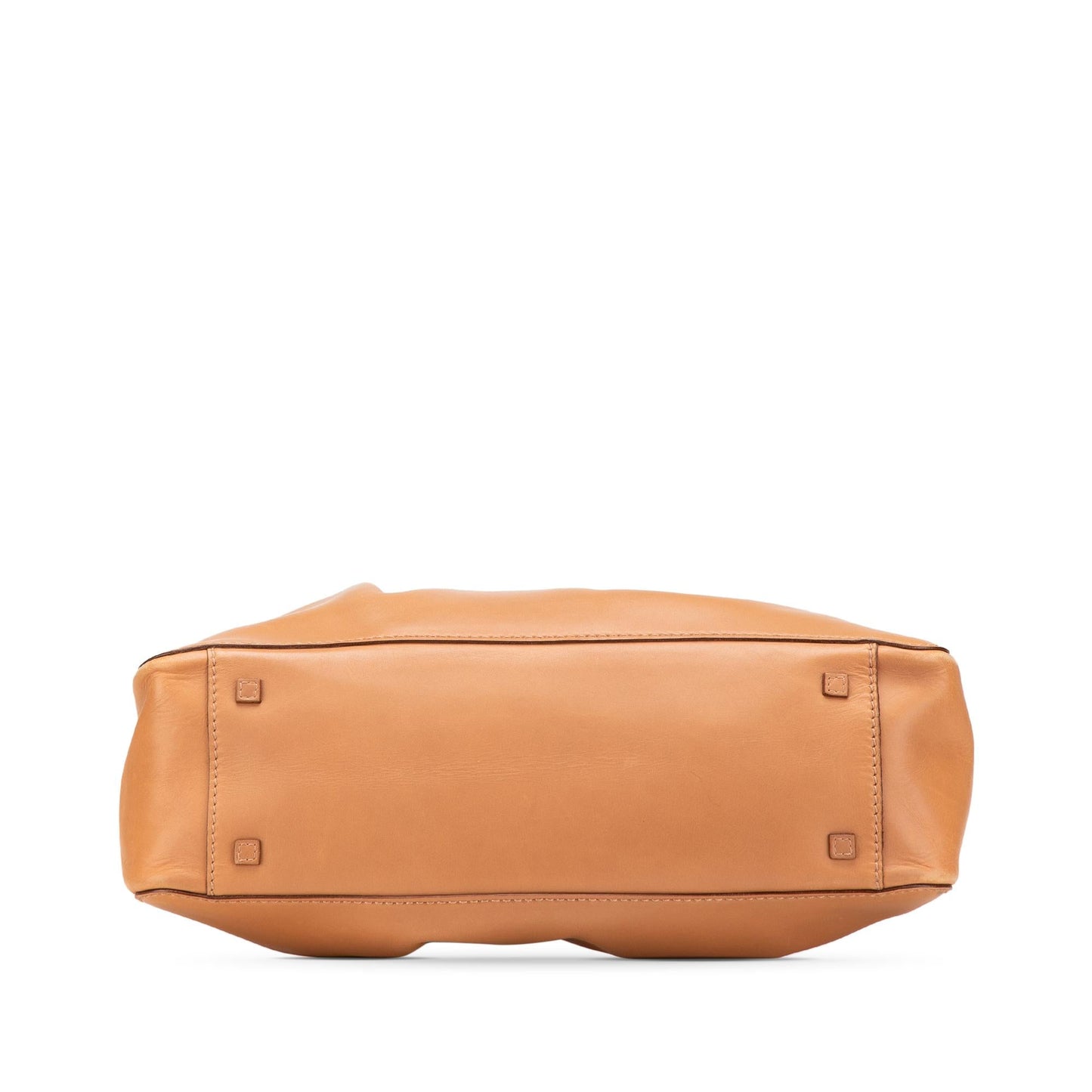 Gucci Leather 1 Calf Brown Tote Bag
