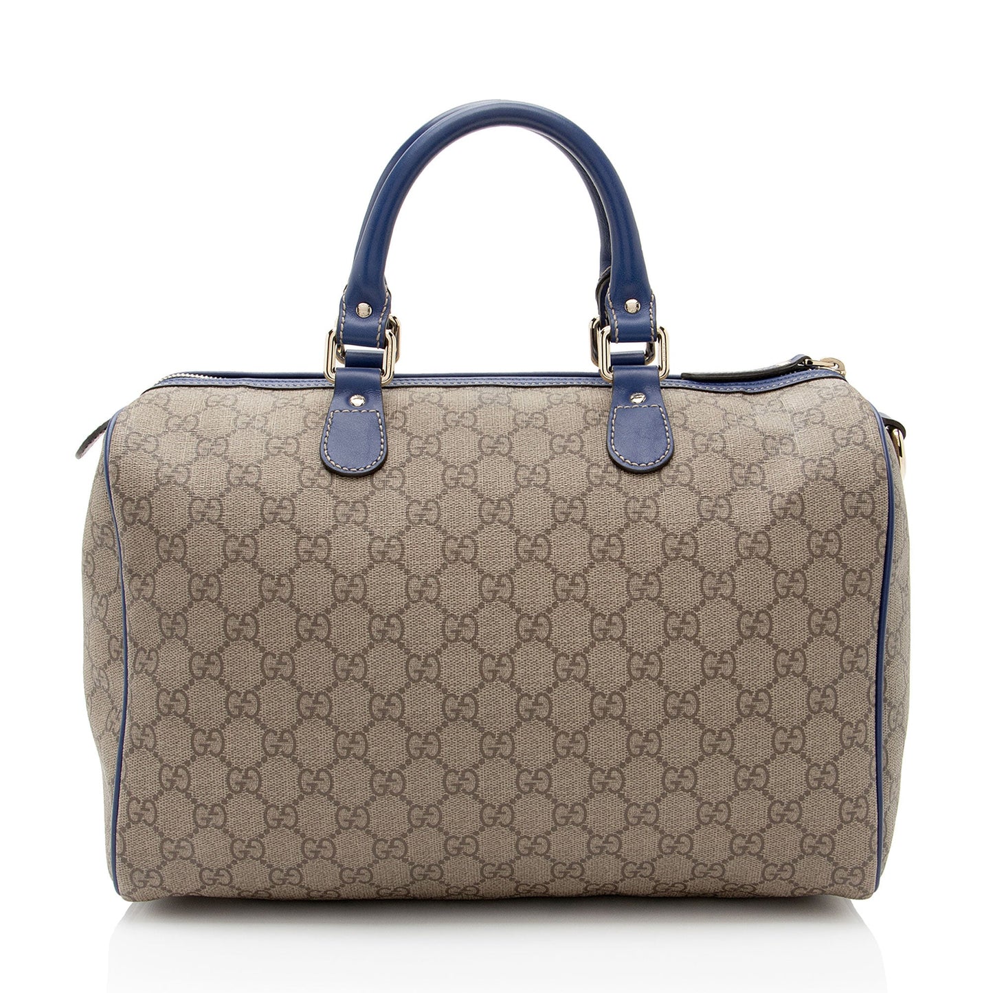 Gucci Limited Edition Unicef America GG Leather Canvas White Beige Satchel Bag