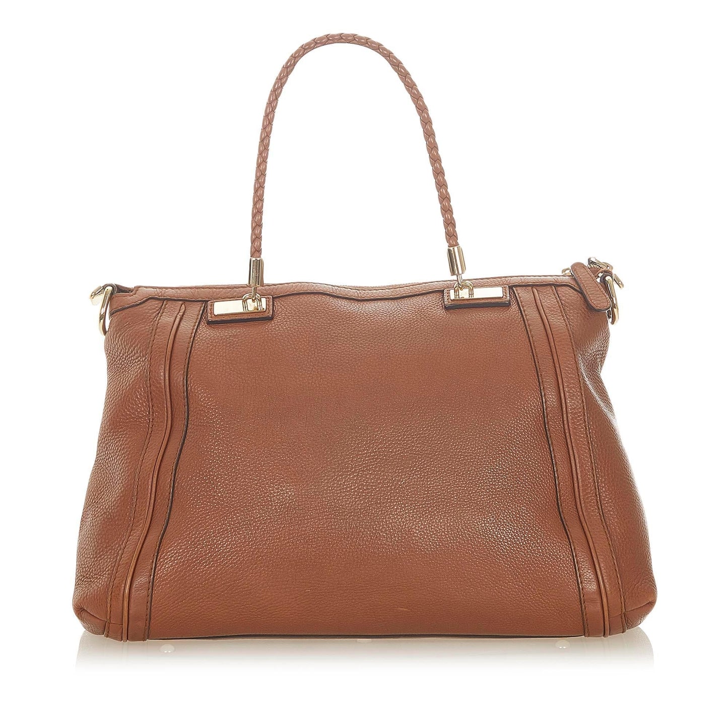Gucci Marrakech SHG Leather Calf Brown Tote Bag Bag Shg