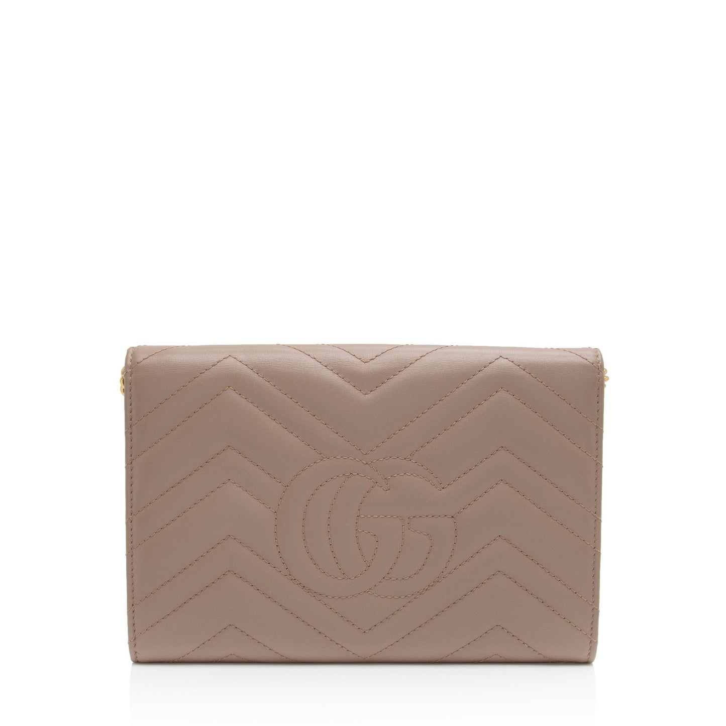 Gucci Marmont Flap Wallet Bag Shf L9Txyx Leather Matelasse Crossbody Bag