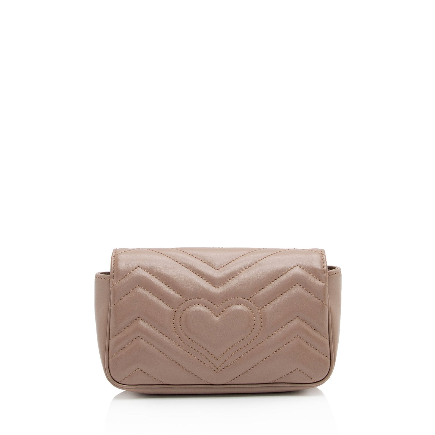 Gucci GG Marmont Super Flap - Matelasse Leather Beige Mini Crossbody Bag