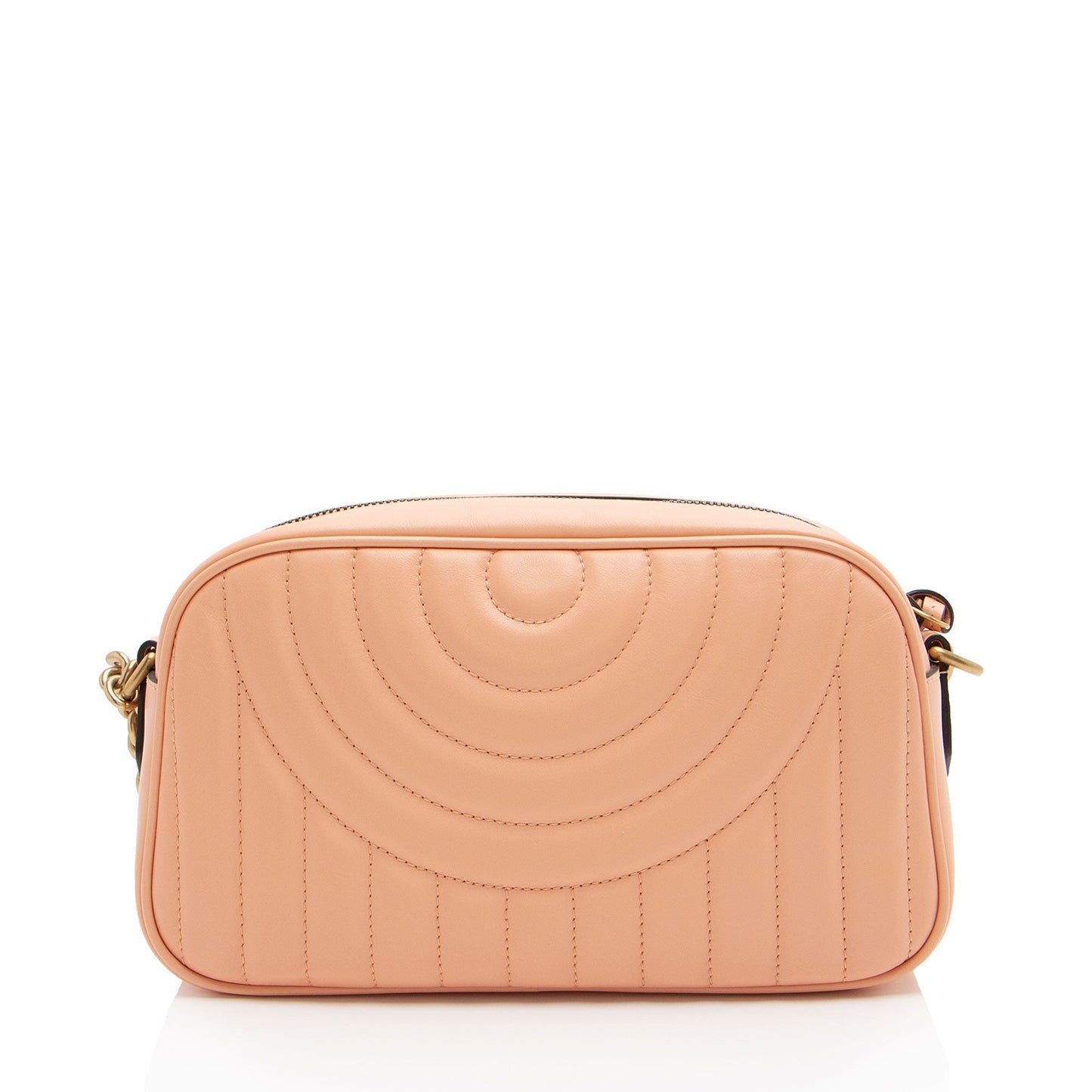 Gucci Marmont Vertical Ring Shoulder Bag Leather Matelasse Jewelry